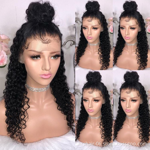 Curly Hd Transparent Frontal Human Hair Wig,Virgin Hair Hd Lace Frontal Wigs,Hd Full Lace Human Hair Wigs